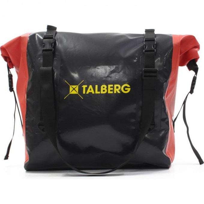 Гермосумка с широким входом TALBERG HUNT DRY BAG PVC 90, черный/красный 4673727793416