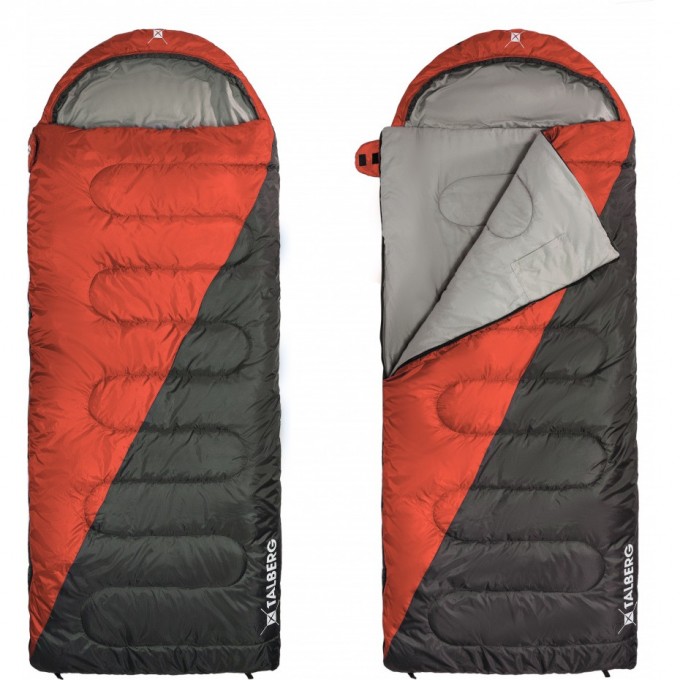 Спальный мешок TALBERG TRAVELLER -12°C левый, красный 4673747399322